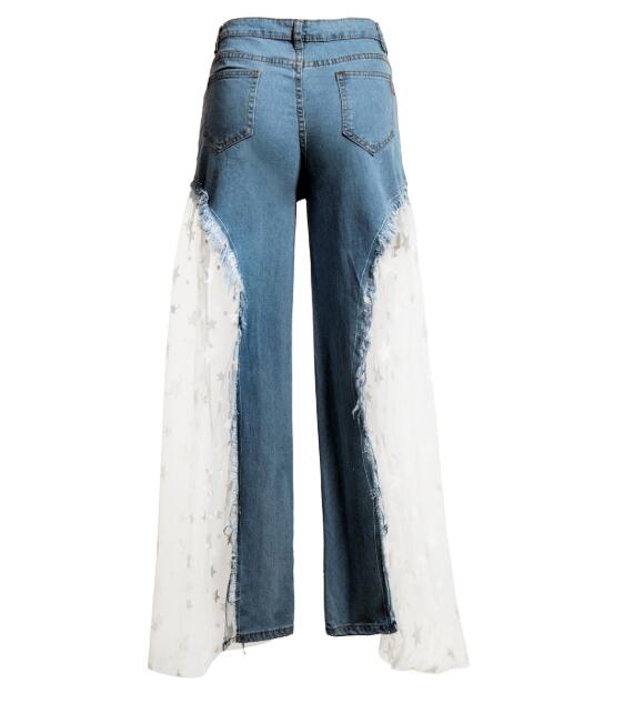 Wide Leg Jeans Pants