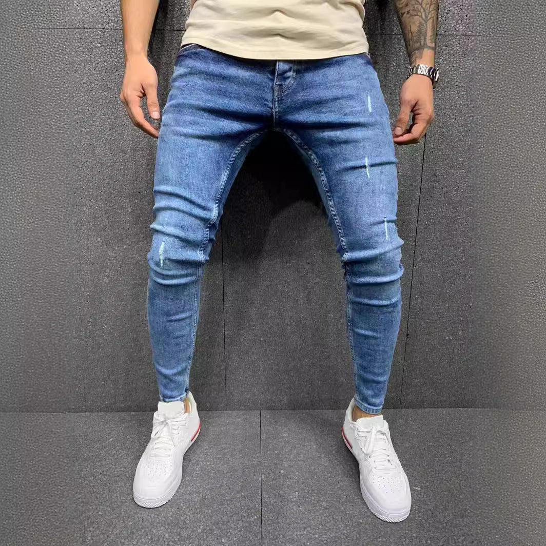 Ripped Personalized Stretch Jeans