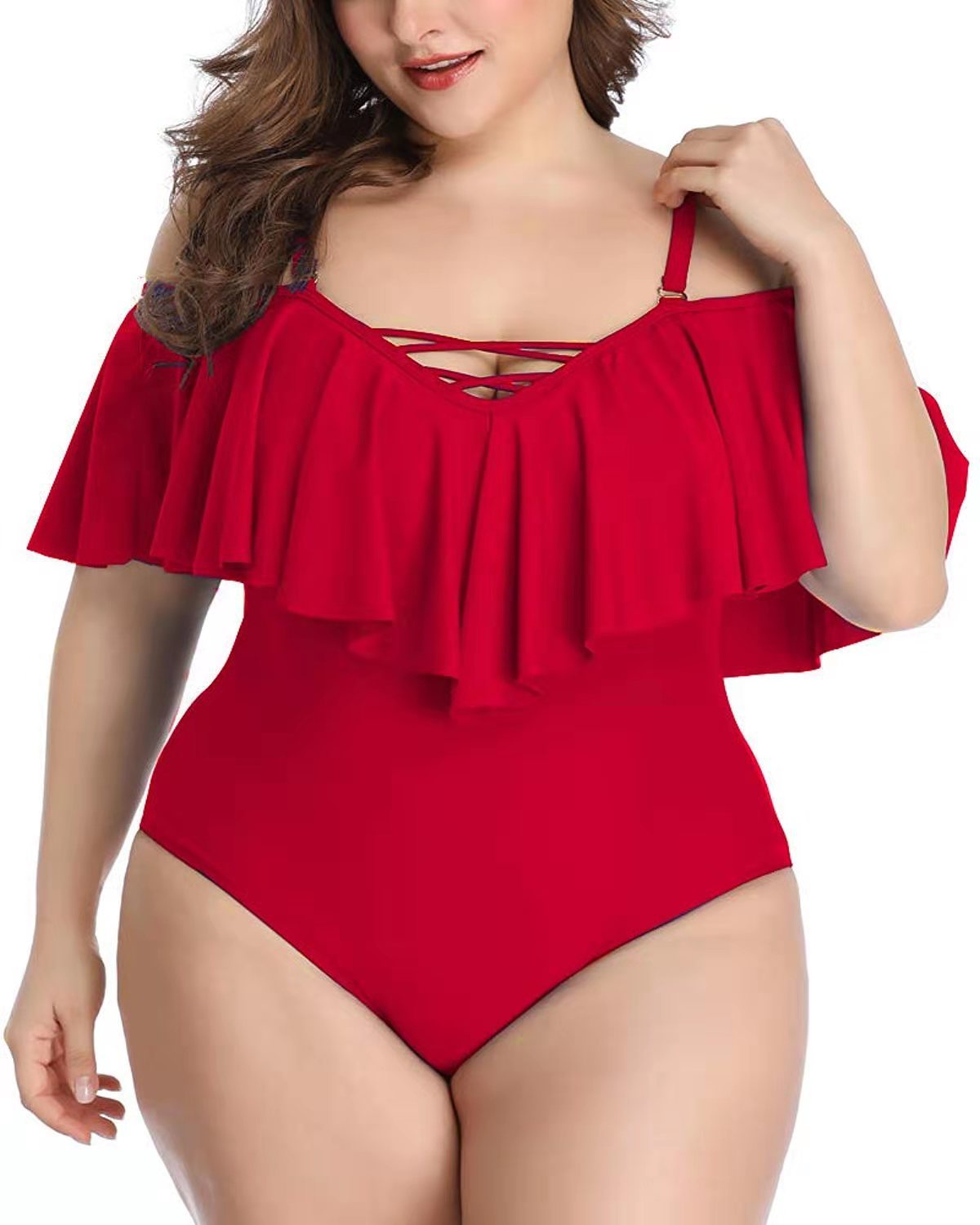 Ruffled Slimming Bikini