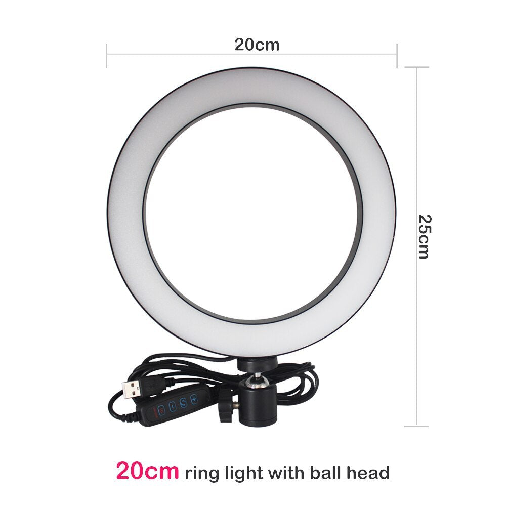 Compatibel met Apple, Tripod Fill Light Live Bracket Beauty Light Set Ring Light