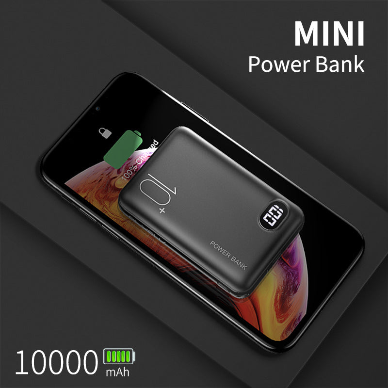 Two usb digital display power bank 10000mAh t