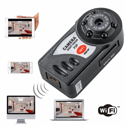 Mini WiFi-camera Draadloze beveiligingsvideocamera met infrarood nachtzicht Draadloze DVR