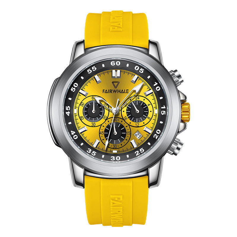 Drie ogen en zes naalden multifunctioneel Daytona horloge