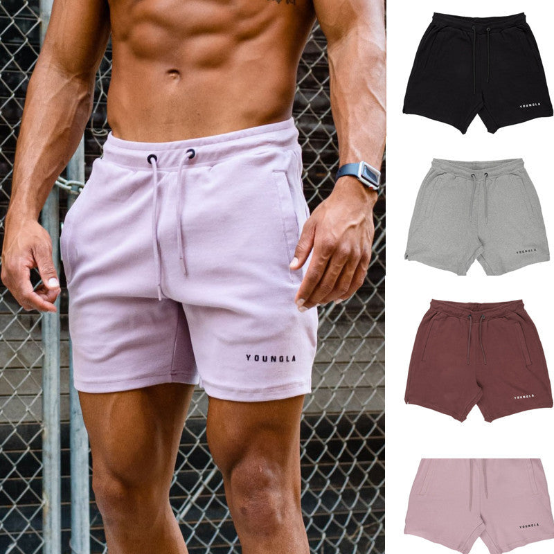 Fitness Casual Sport Hardlopen Katoenen Split Amerikaanse Basketbal Shorts