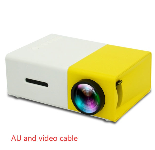 Draagbare projector 3D Hd Led Home Theater Cinema HDMI-compatibele USB-audioprojector Yg300 Mini-projector