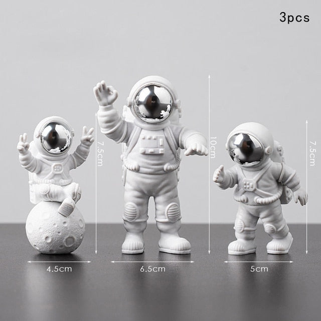 Astronaut en maan woondecoratieset