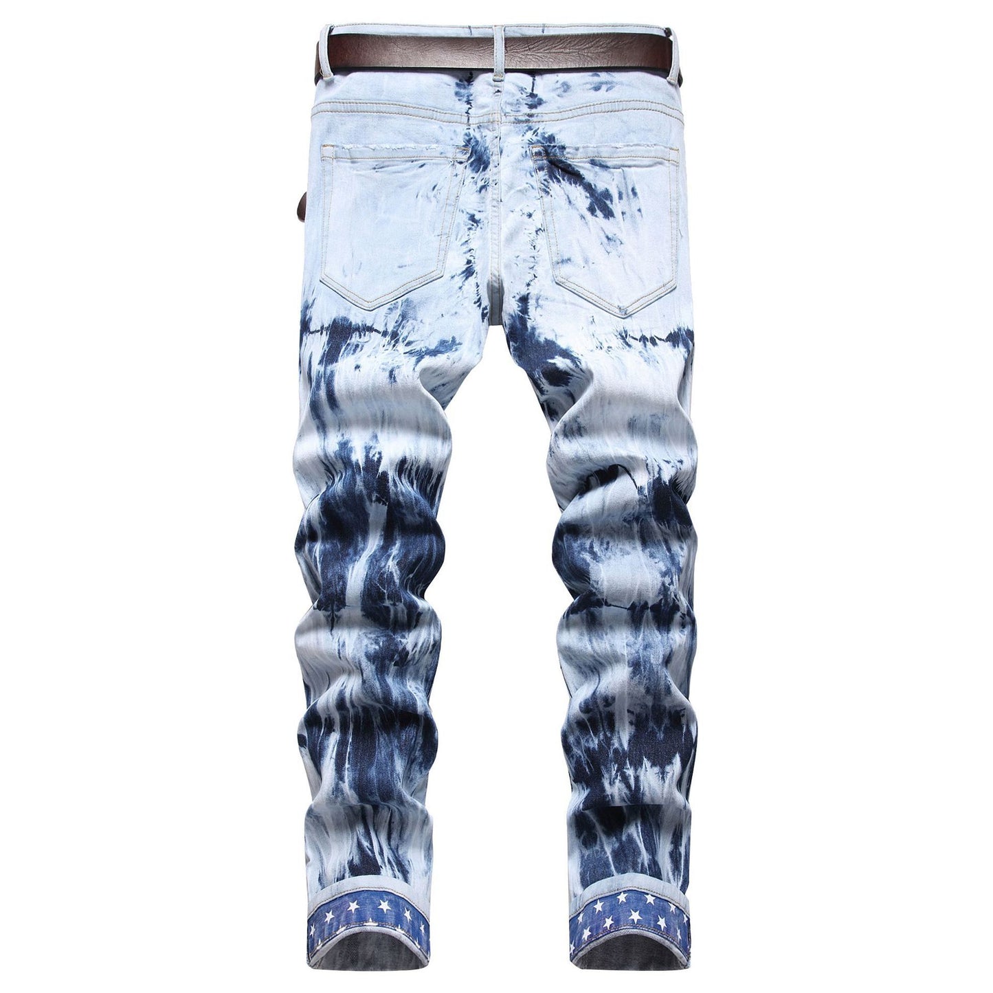 Borduurwerk Float Denim Broek