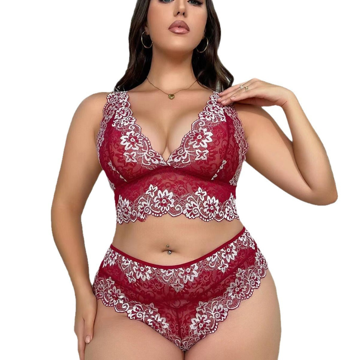 Lace Underwear Suit