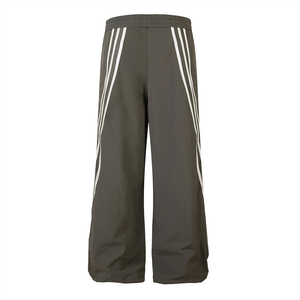 Three Bars Sports Wide Legs Trousers