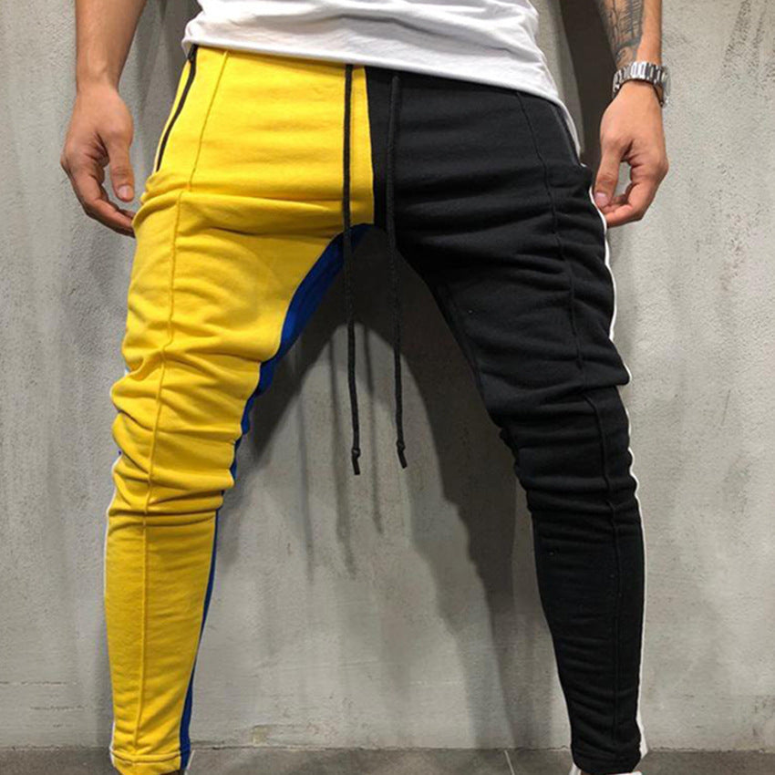 Joggingbroek met kleurenmix