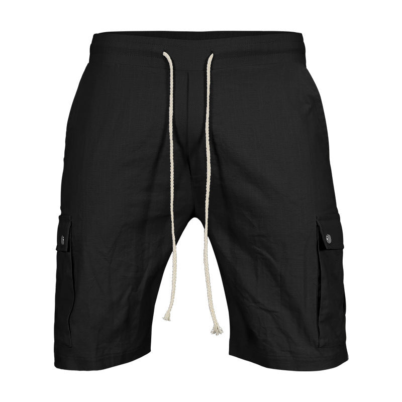 Cotton Fifth Sports Loose Straight-leg Pants