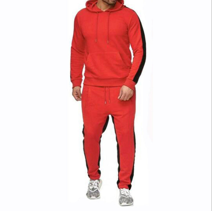 Men's hoodie suit patch strips