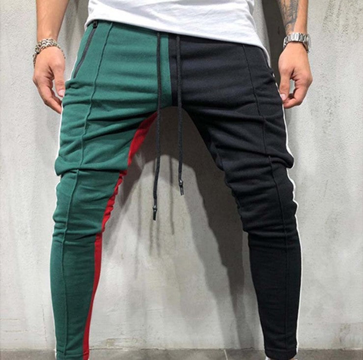 Joggingbroek met kleurenmix