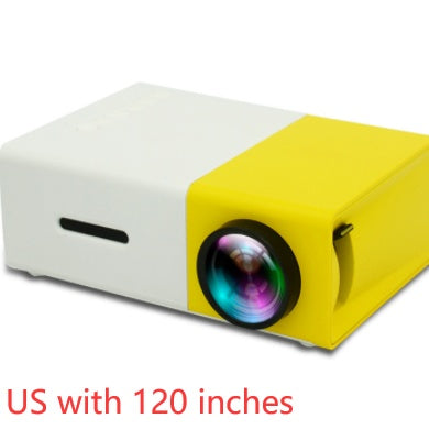 Draagbare projector 3D Hd Led Home Theater Cinema HDMI-compatibele USB-audioprojector Yg300 Mini-projector