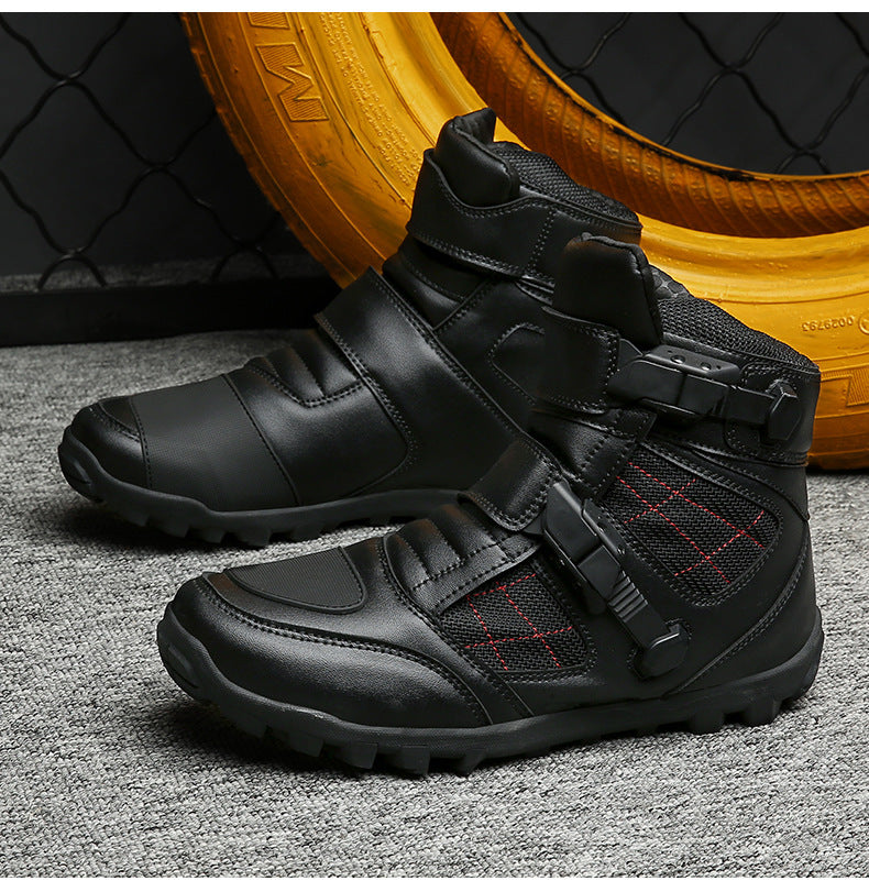 Male Knight Four Seasons Motorcycle Boots