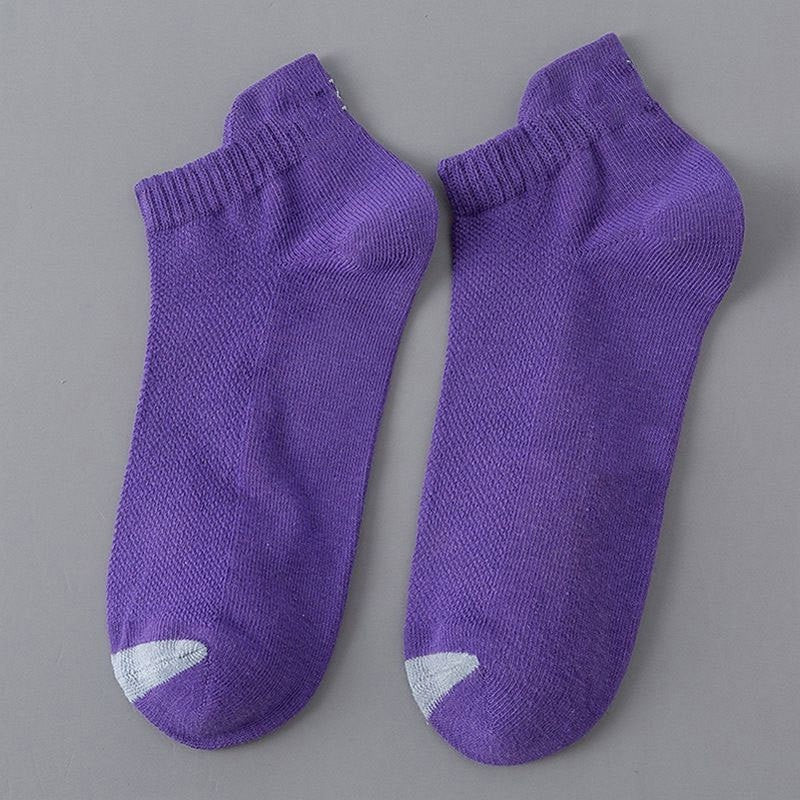 Deodorant Low-top Ankle Socks Mesh Style For Sports Sweat-proof Deodorant