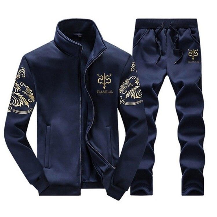 Zipper Sweat Suit Set