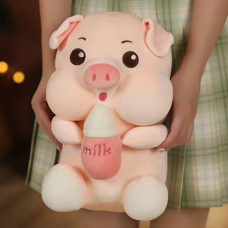 Peluche cochon géant Kawaii