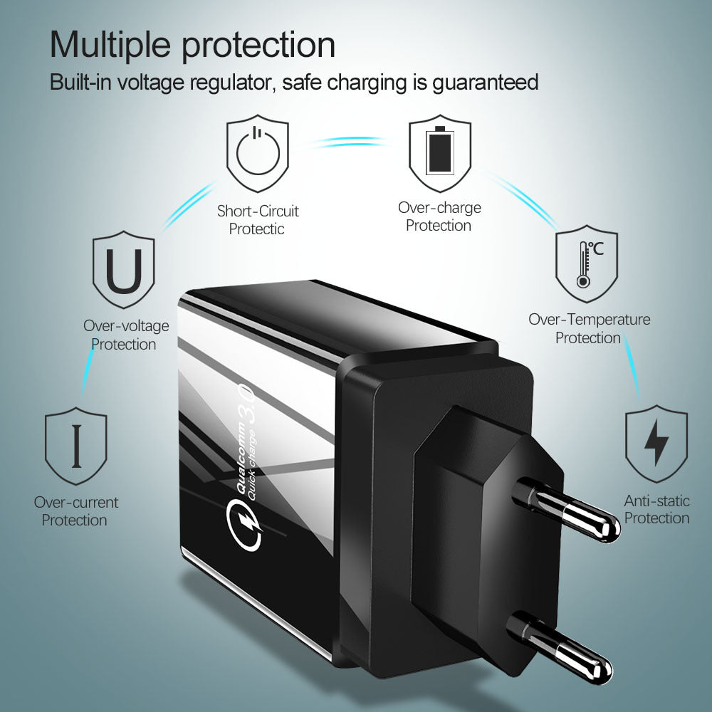 Mobiele telefoon oplader stroomadapter