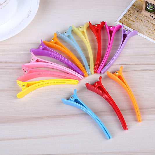 Plastic hairpin alligator clip