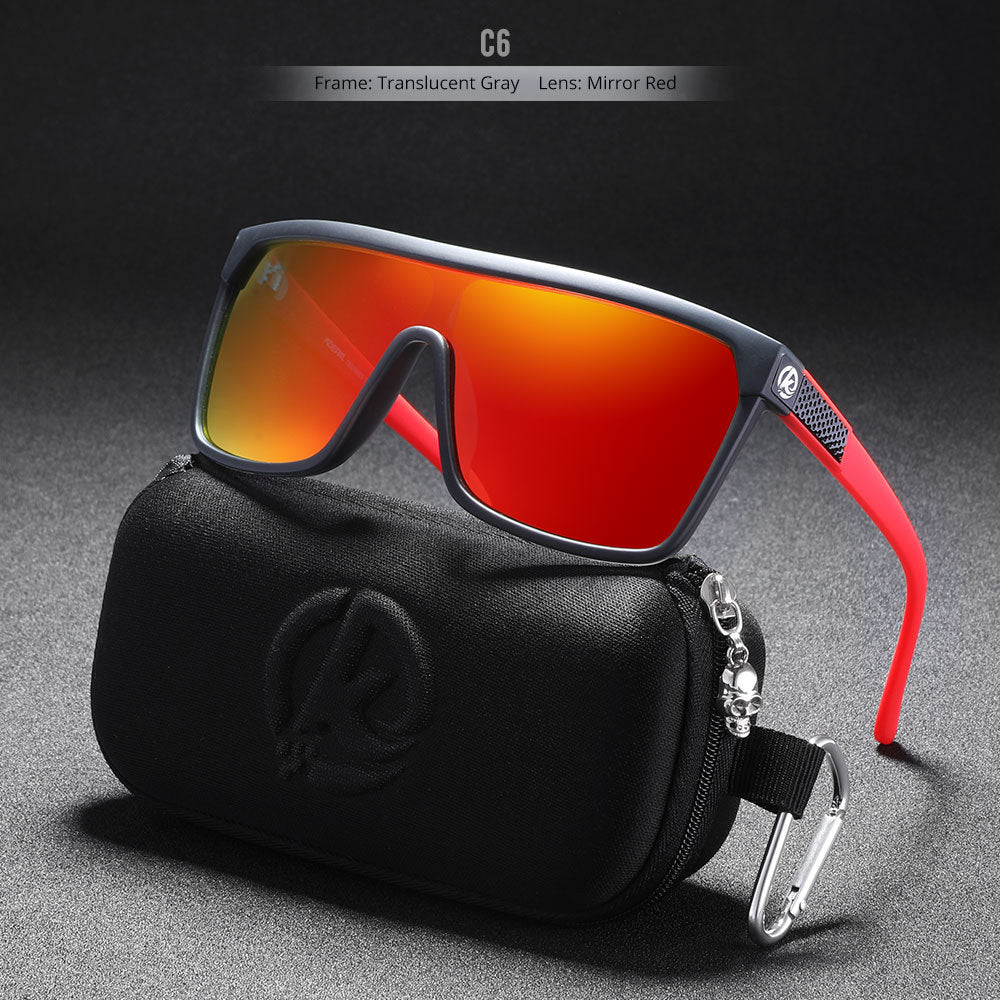 Large Frame Bicycle Polarized Sunglasses