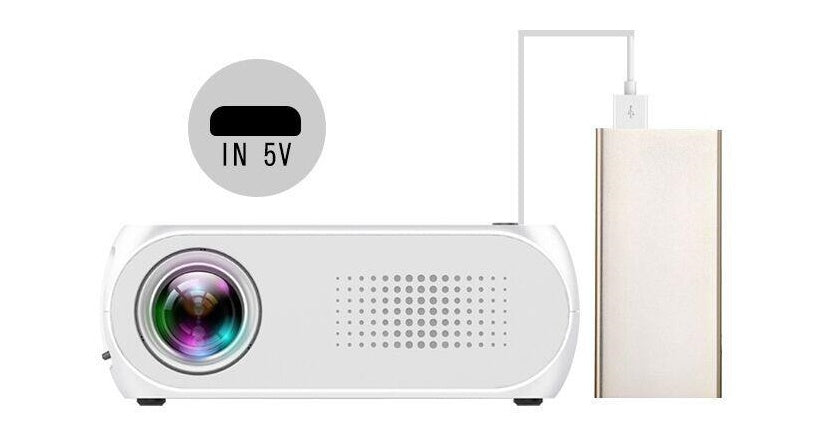 Projector ondersteunt HD 1080P mini home pico projector