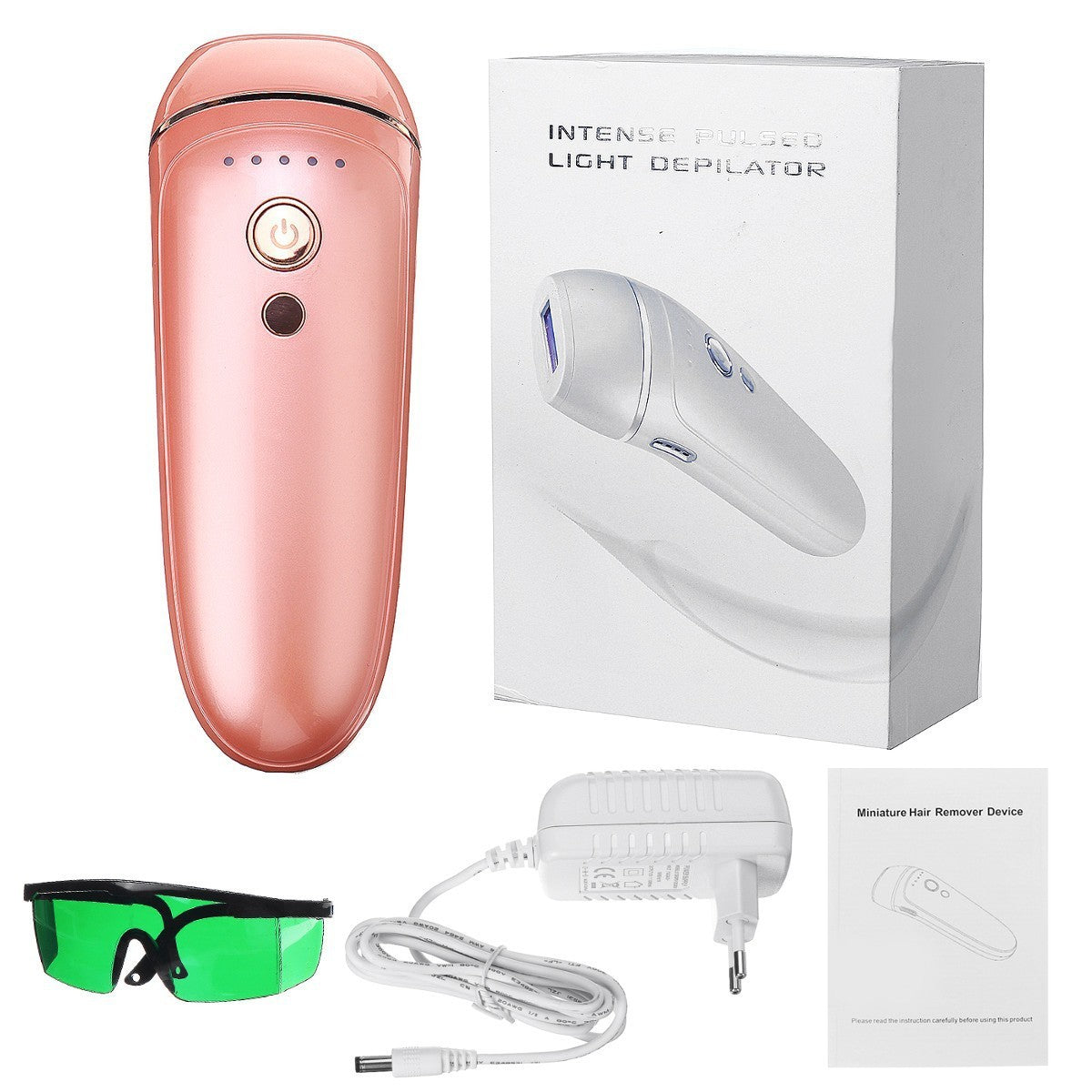 Painless whole body hair removal instrument