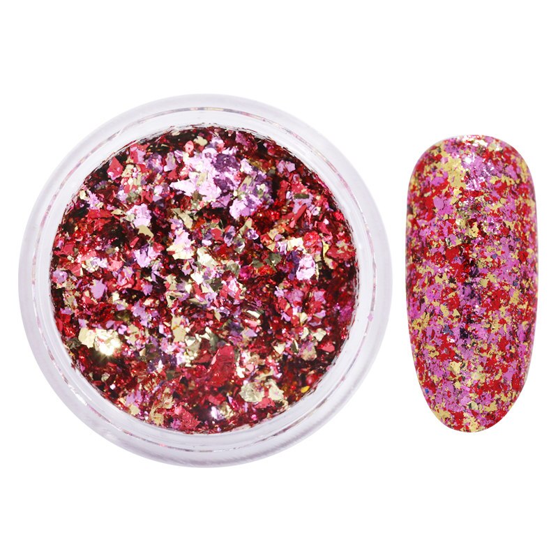 Spiegel Nail Art Pigmentpoeder Nagelglitters