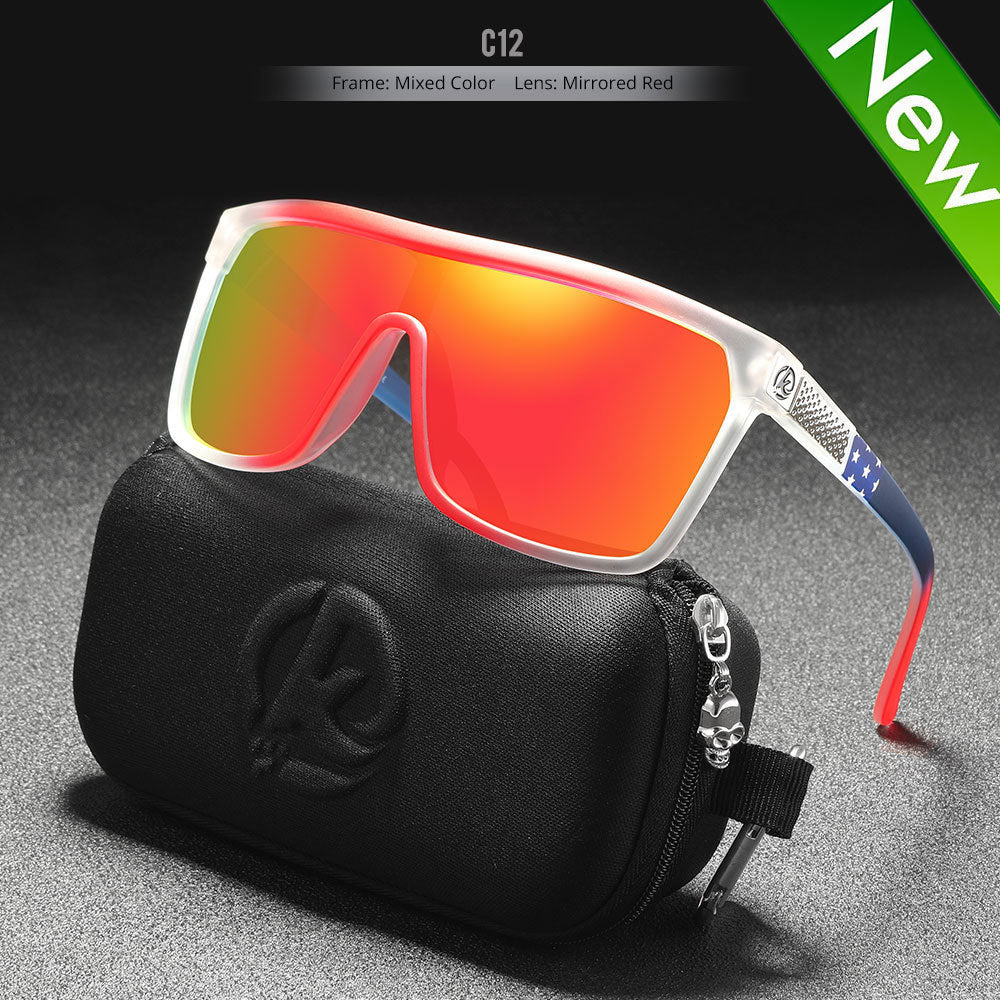 Large Frame Bicycle Polarized Sunglasses