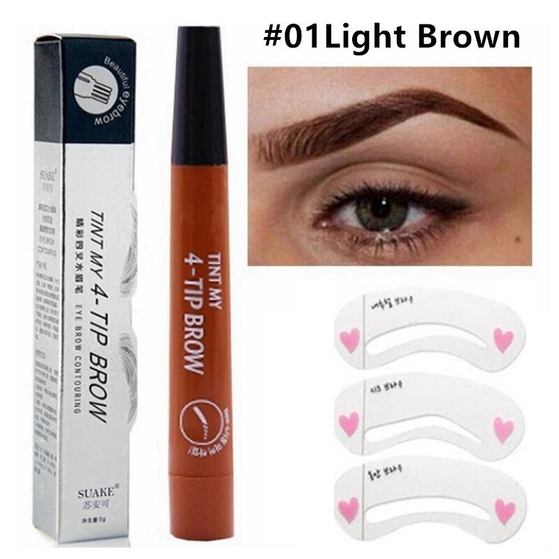 Waterproof Natural Eyebrow Pencil 3D 5 Color