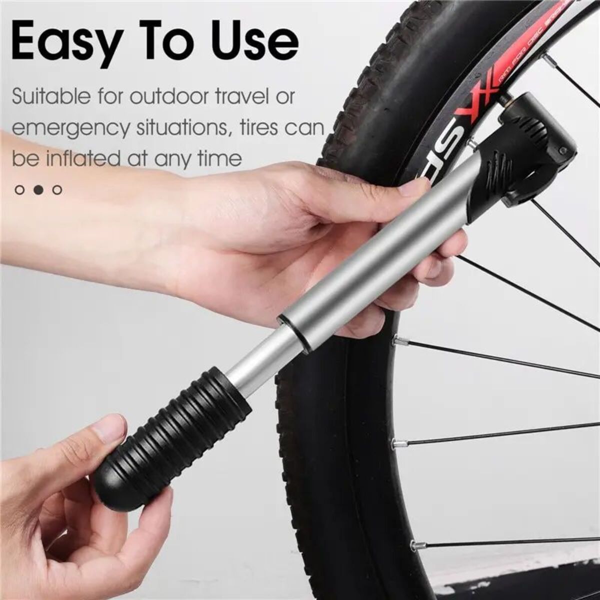 BIKING Portable Mini Bicycle Pump