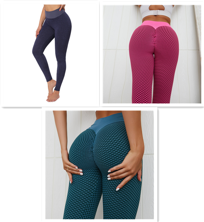 Plaid Leggings Fitness Yoga Pants