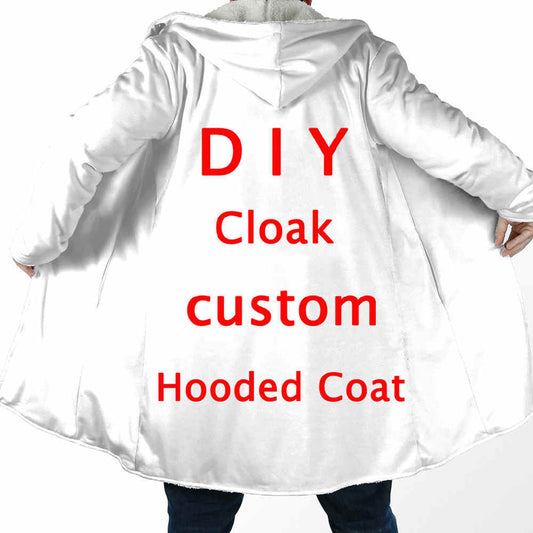 Fashion 3D Digital Cloak Coat