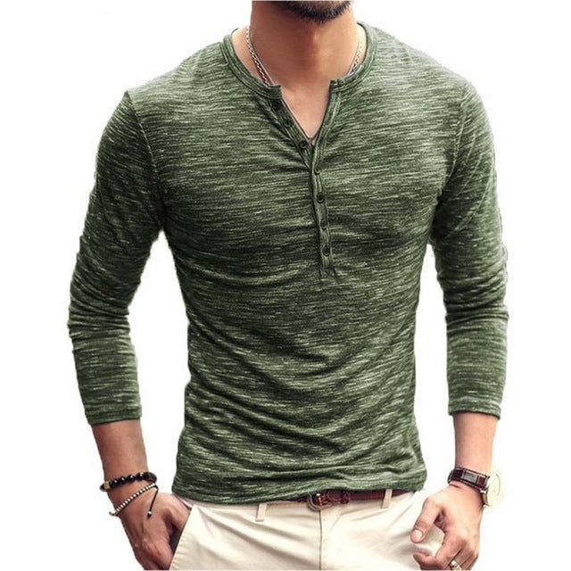 V-Neck Long Sleeve