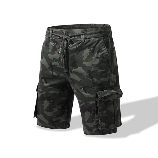 Camouflage shorts met meerdere zakken