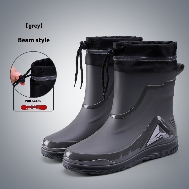 Closed Waterproof Shoes Outdoor Rubber Boots