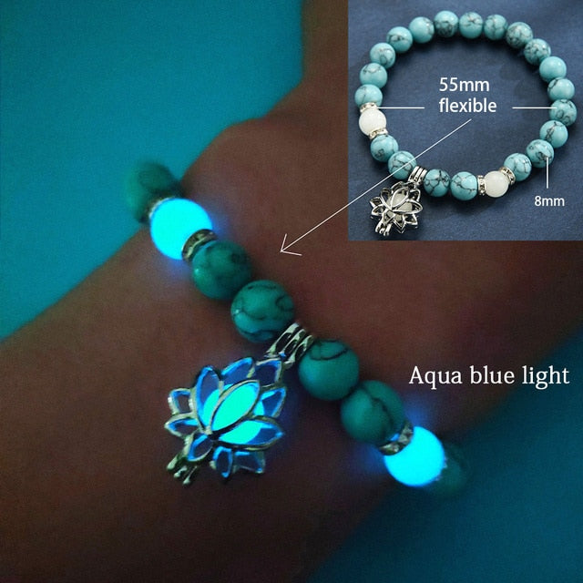 Glow in the Dark Charm Bracelets