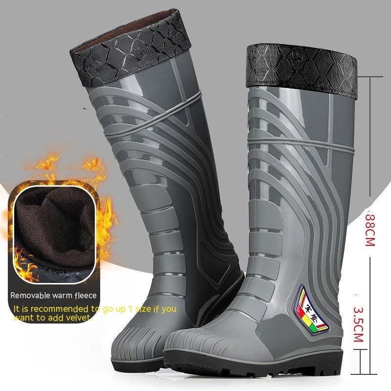 Mid-calf Rubber Rain Boots