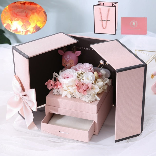 Eternal Rose Flower Gift Box