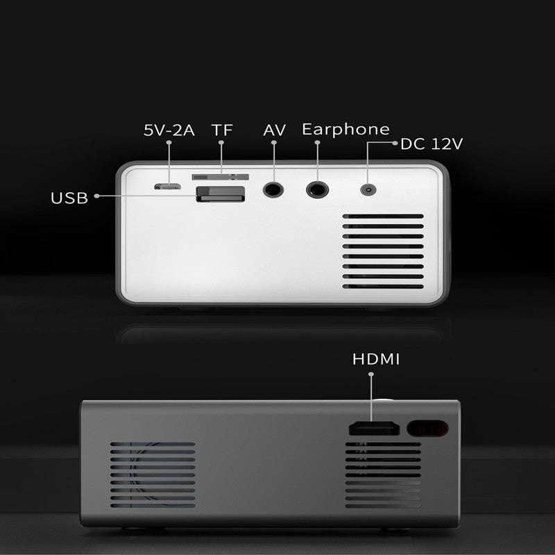 Home Office T300 Projector HD 1080P Miniatuur Mini Projector