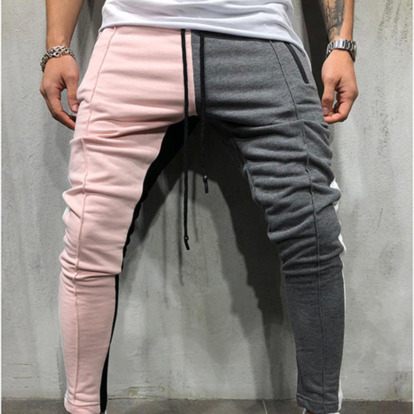 Joggingbroek met kleurenmix