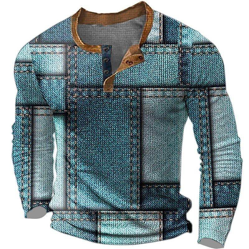 Men's Sweater New Digital Printing