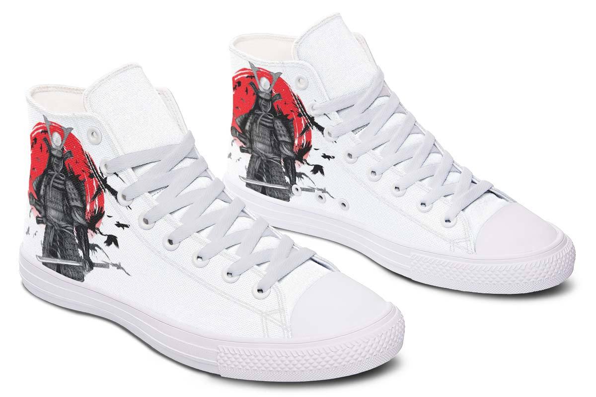 trendy kleurenprint high-top