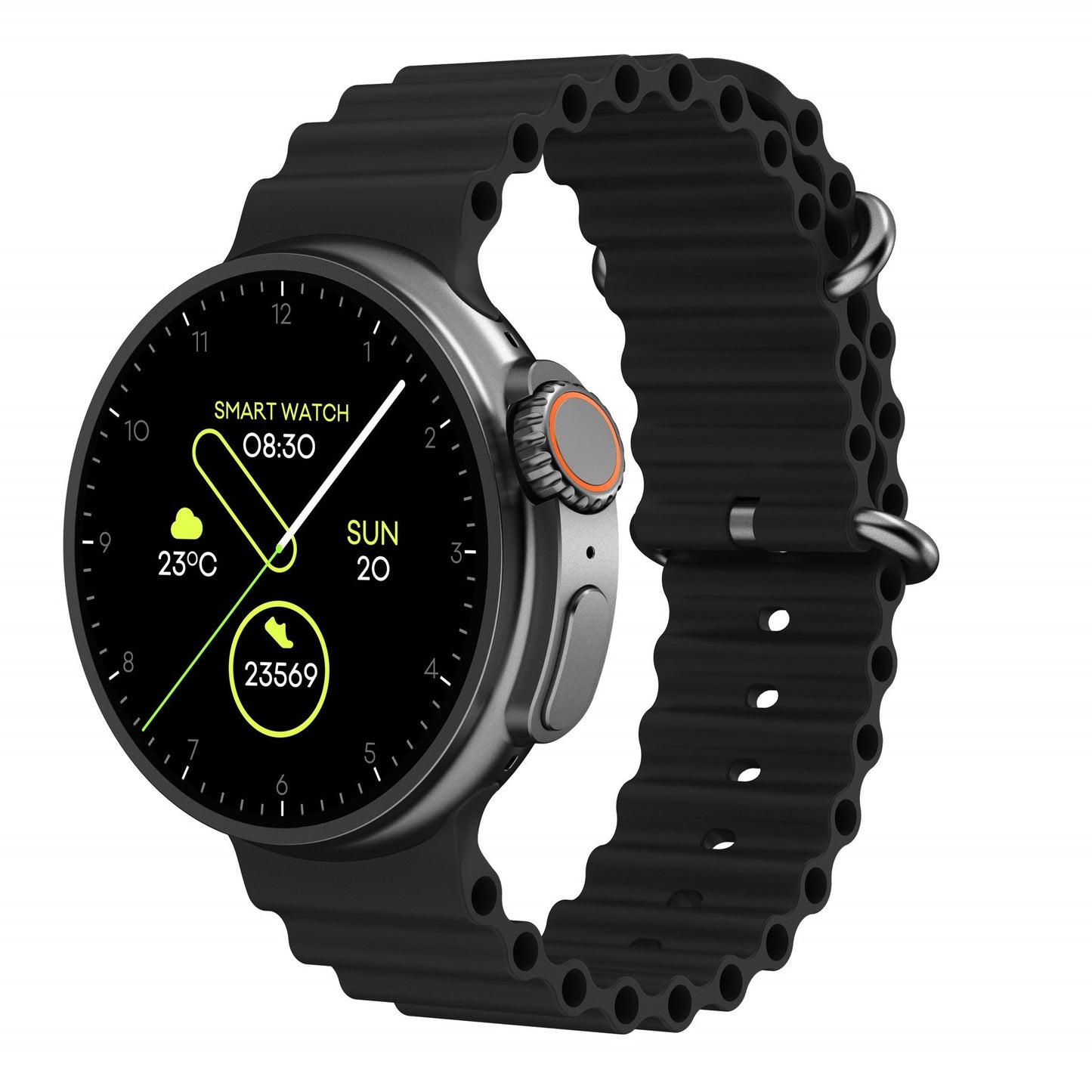 Nieuwe K9 Smart Watch 1.39 Ronde Scherm Encoder Echte Schroefclip Draadloos Opladen NFC Offline En Betaalfunctie