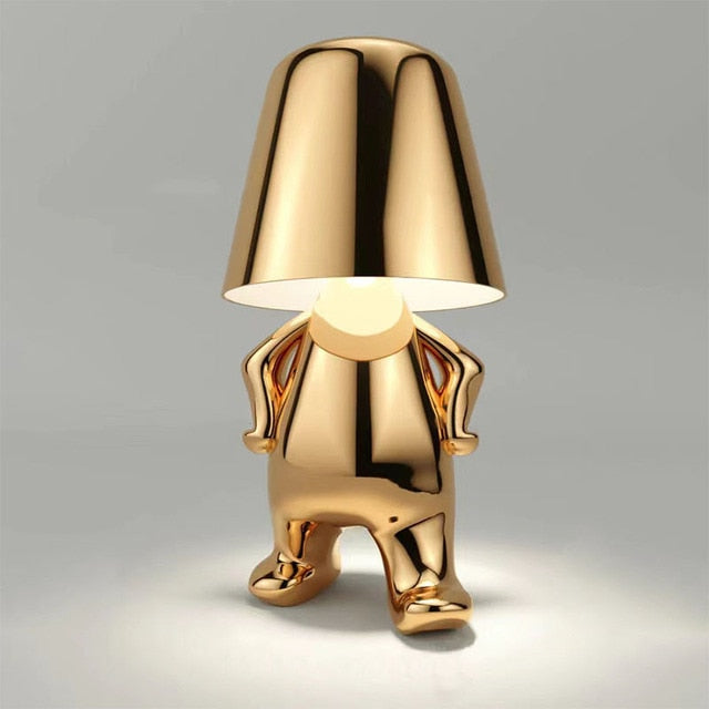 Lampe de table LED Italie Little Golden Man