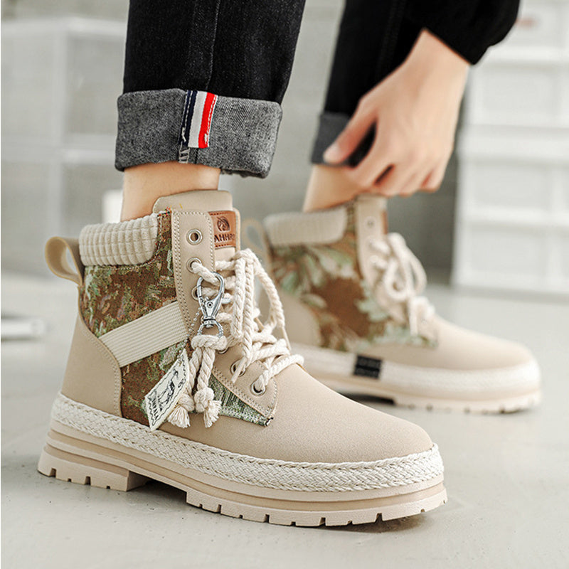 High-top British Style Boots