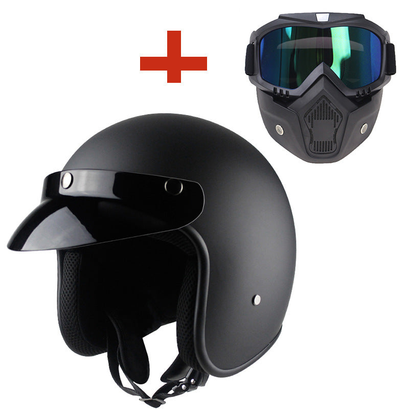 Retro Motorcycle Helmet Male Motorcycle