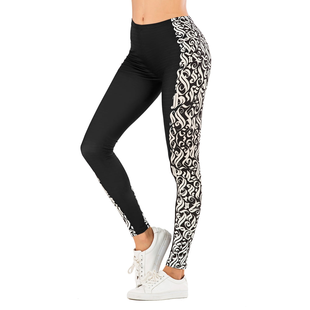 Printed yoga pants