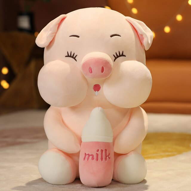 Peluche cochon géant Kawaii