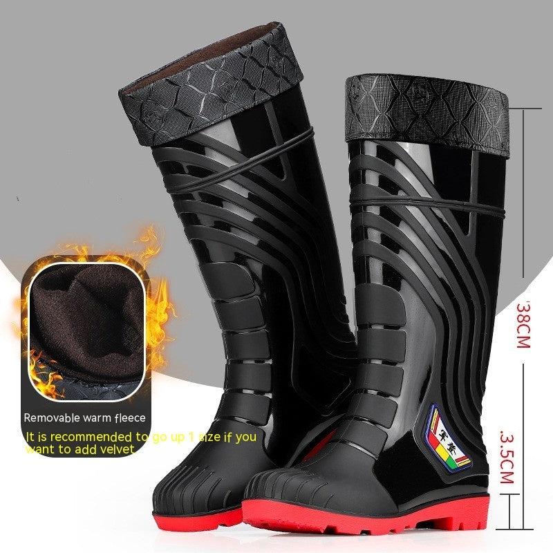 Mid-calf Rubber Rain Boots